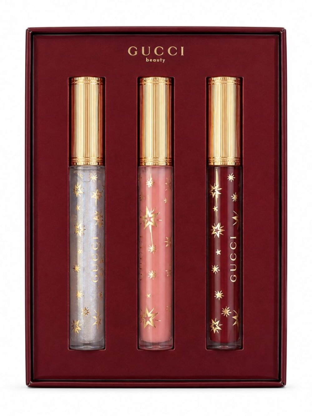Gucci Gloss à Lèvres Lip Gloss Trio Gift Set NWT